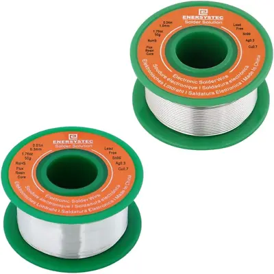 Ultra Thin Solder Wire 0.3Mm 1.0Mm Lead Free Electronic Soldering Wire Rosin Flu • $31.24