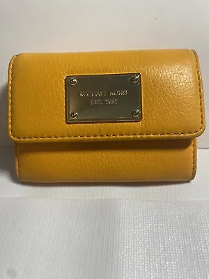 Michael Kors Yellow Leather Wallet • $30