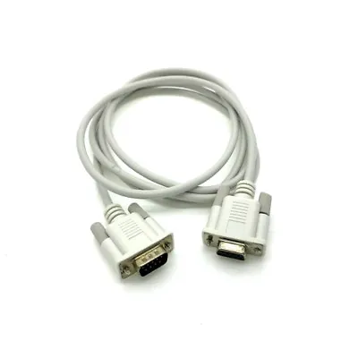 6' DB9 9 Pin Serial RS232 Extension M/F Male To Female Cable 6 Foot Printer PC • $6.59