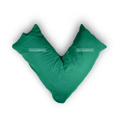 V SHAPED PILLOW CASE ORTHOPEDIC / Pregnancy Support POLYCOTTON PILLOW COVER. • £6.49