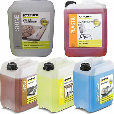 Kärcher 5L Canister Cleaner Pressure Washer Detergent Patio Path Stone Plastic • £38.99