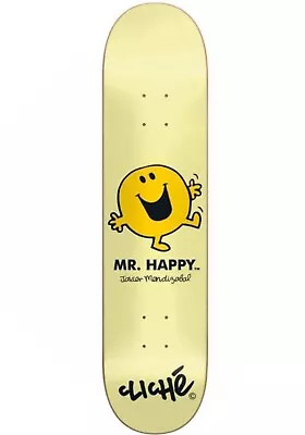 Cliche X Mr Men Javier Mendizabal Mr Happy Skateboard Deck 8.125  • $84.99