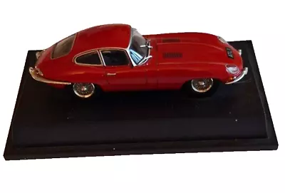 Atlas 1/43 - Jaguar E-Type Coupe Bright Red Diecast Model Car With Box • £3