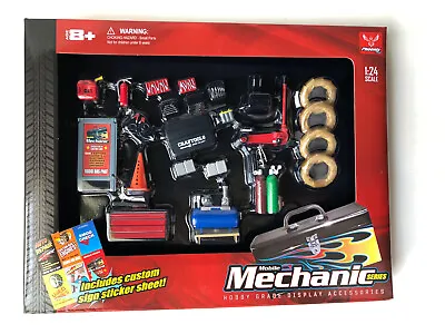 Phoenix Toys Mechanic Garage Accessories Tool Set For 1:24 Scale Models 18415 • $18.95