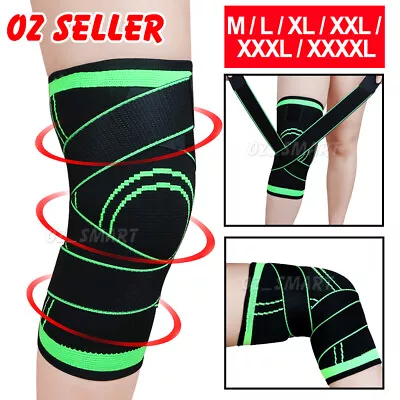 3D Weaving Knee Brace Breathable Sleeve Support Running Jogging Sports Leg Gifts • $9.59