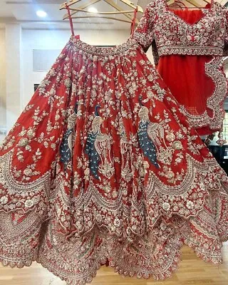 Sabyasachi Lehenga Choli Indian Wedding Dress Designer Lehenga Bridal Lehenga • $83.08