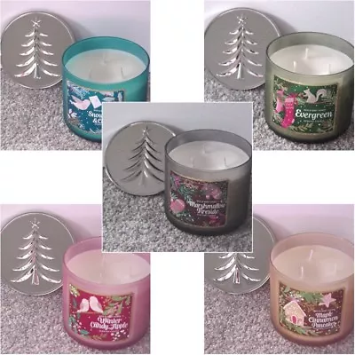 Bath & Body Works 3 Wick 14.5 Oz Candle Christmas Winter ~you Choose~         • $17.98