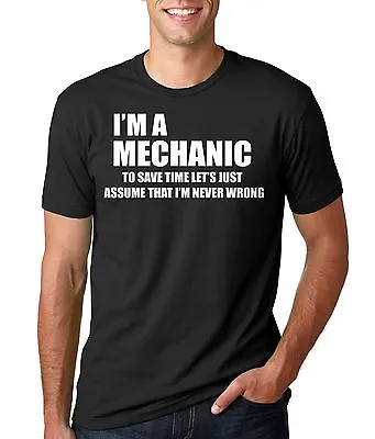 Mechanic T-shirt Gift For Mechanic Funny Mechanic T-shirts Gift T-shirt • $16.99