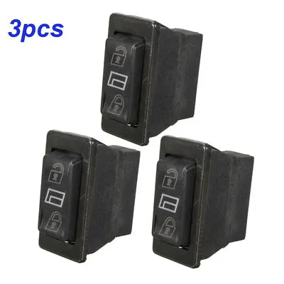 3PCS Car Momentary DPDT Power Window Switch Power Door Lock Control Buttons • $9.06