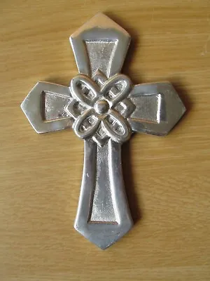 Vintage Style Celtic Cross Polished Aluminum Wall Hanging Celtic Cross • £14