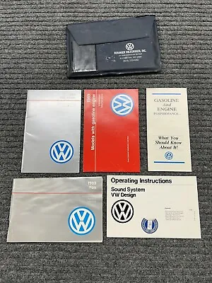 1989 Volkswagen Fox Owners Manual • $55