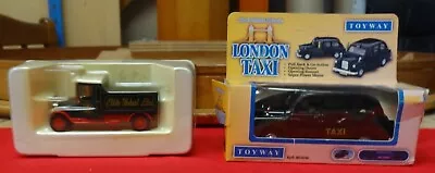 Toyway London Taxi Model No. 9050W And Eddie Stobart Ltd Diecast Model Cars • £3