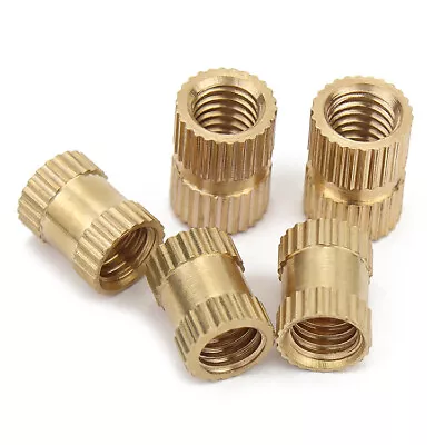 Brass Knurled Insert Nut Plastic Melt Injection Moulding M2 M2.5 M3M4M5M6M8M10 • $1.78