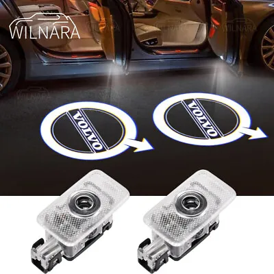 2X For VOLVO S V XC 40 60 80 90 Car Door Logo Courtesy Puddle LD Step Light • $29.90