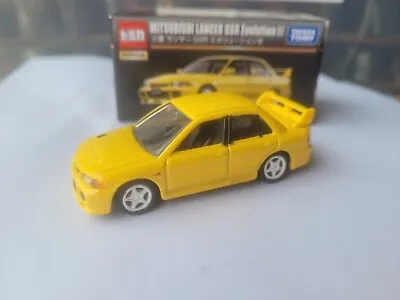 Tomica Premium -  Mitsubishi Lancer Evolution Iii Gsr [yellow] Near Mint  • $38.93