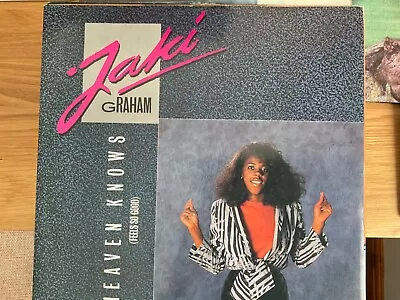 Jaki Graham - Heaven Knows (feels So Good) UK 12” Vinyl Record • £2