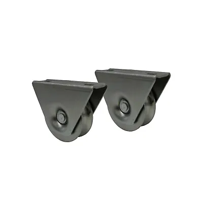 PAIR Of Surface Mount External Sliding Gate Wheel 70mm R10 U Groove • $30.80