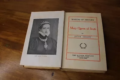 Makers Of History Mary Queen Of Scots Antique Book Jacob Abbott 1800s • $28.99