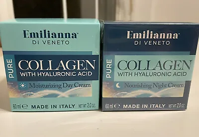 Emiliana Di Veneto Pure Collagen With Hyaluronic Acid AM/PM Cream 2 Oz (2 Cream) • $24.99
