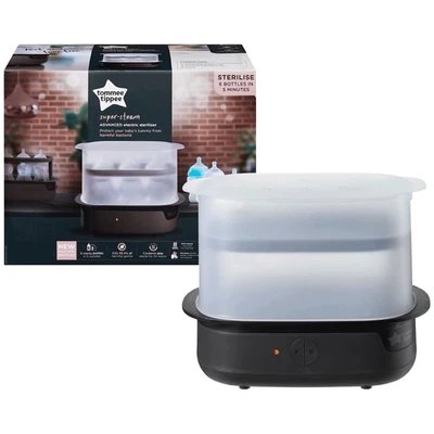 £44.99 • Buy Tommee Tippee Steam Electric Steriliser For Baby Bottles Advanced Black - 423222