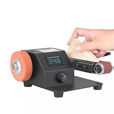 350W Vertical & Horizontal  Belt Sander Electric Sanding Polishing Q3U7 • $130.08