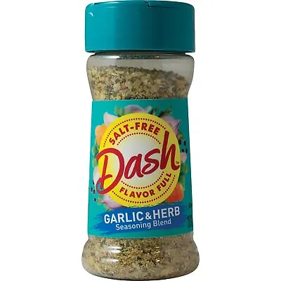 Dash Salt-Free Seasoning Blend Garlic & Herb 2.5 Ounce (Pack Of 1)  • £6.42