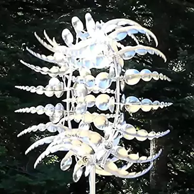 Magical And Unique Metal Windmill Patio Lawn Garden Border Wind Spinners Decor • $15.98