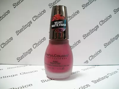 Sinful Colors Velvet Matte Finish Nail Polish #2582 Plum Lush • $8.99