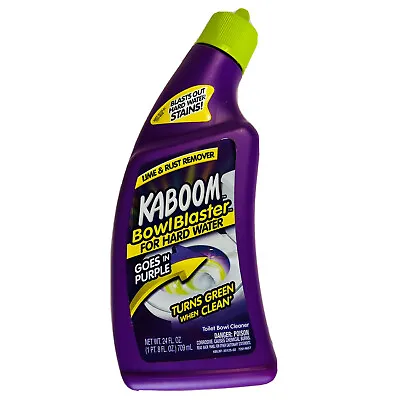 Kaboom Bowl Blaster Toilet Cleaner Purple Green Cling Gel Remove Lime Rust 24oz • $49.99