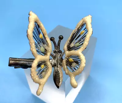 Metal Butterfly Hair Clip  Spring  Fluttering Wings Alligator Clip Cute / VTG • $12.97