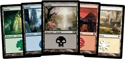 [1x] 200 Basic Land Lot - Magic The Gathering Instant Collection 40 Of Each! FRE • $14.99