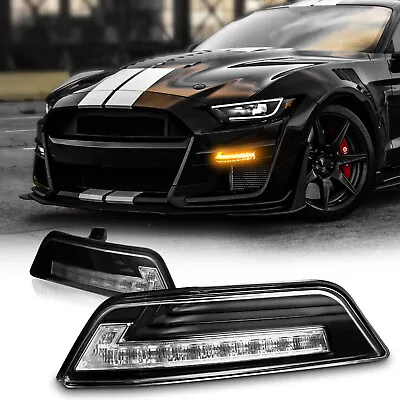 OPT7 Mustang Turn Signal DRL Sequential White Amber LED OEM Replace Pair Clear • $219.99