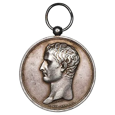 France - Medal Napoleon I - The Fortune Conservatrice - Silvered Bronze • £144.68