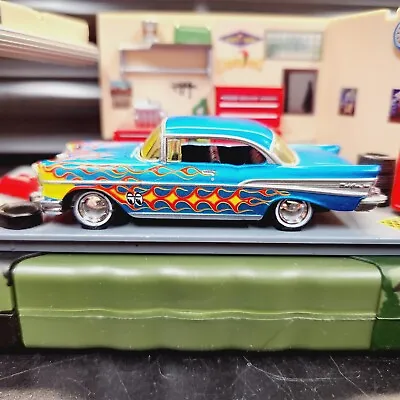 Diecast 1957 Chevy Bel Air. Mooneyes. Loose. 1:64. M2 Machines. • $22.57