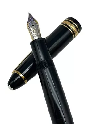 Montblanc 4810 Meisterstuck 80s Vintage 14K 585 F Nib Fountain Pen Germany Works • $495