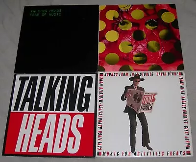 TALKING HEADS / DAVID BYRNE - Collection Of 4 LPs - Fear Of Music / True Stories • £29.95