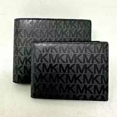 Men's Michael Kors 3 In 1 Billfold Wallet & Passcase Size OS - Black • $136