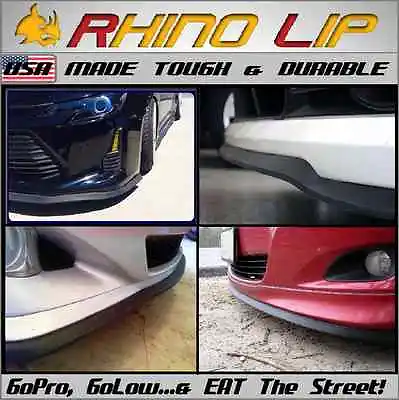 Flexible Rubber Lotus Style Front Bumper Chin Lip Spoiler Splitter Guard UNV Fit • $39