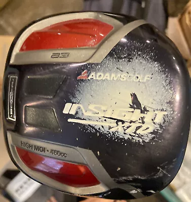 $32.79 • Buy Adams A3 Insight XTD Boxer 9.5* Driver Aldila DVS Graphite Stiff Flex RH