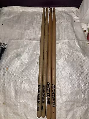 2 Pair Vintage Ayotte Standard LONDONER Maple Drum Sticks & Funk Hickory Canada • $19.99