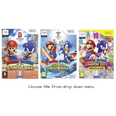 £5.97 • Buy Wii - Mario & Sonic Olympic Games - Choose Your Title *Multi Listing*