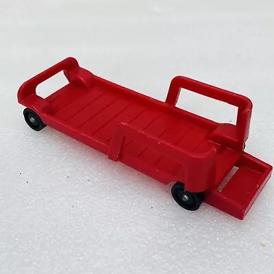 VTG‼ Fisher-Price Adventure People Red Stretcher Gurney Cart Rescue Medic • VG‼ • $10.95