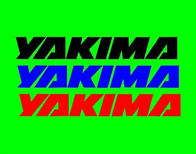 Yakima Decal Sticker  30'' Roof Rack Load Bar Bike Fairing Tower GREAT QUALITY • $25