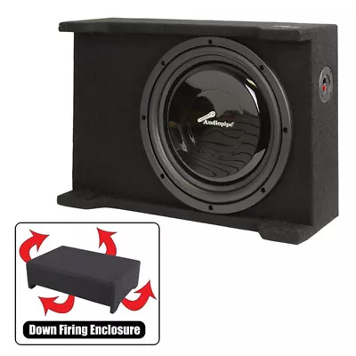 Audiopipe APSB-12BDF 12 Shallow Downfire Sub In Sealed Enclosure • $114.38