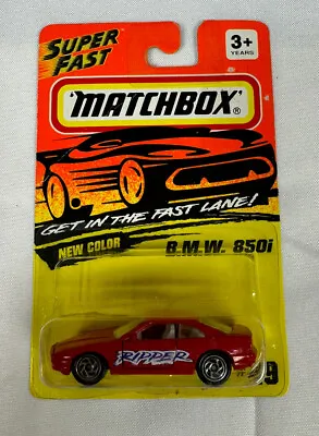 Matchbox Superfast BMW 850i Red  RIPPER  #49 Get In The Fast Lane   (T36) • $13.99