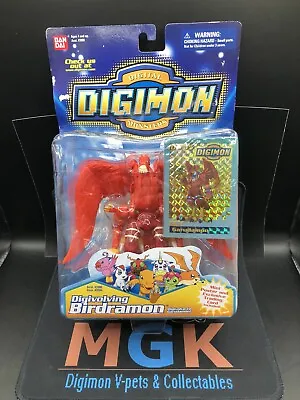 SEALED Digimon BIRDRAMON Action Figure ￼Feature 1999 Digital Bandai NEW BOX ￼ • $450