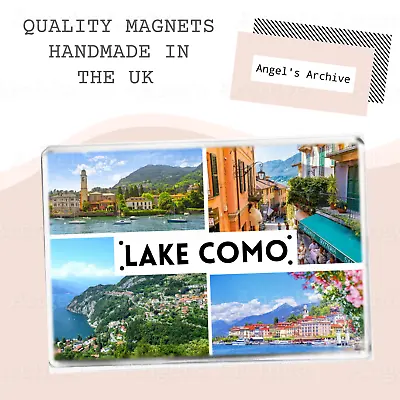 Lake Como ✳ Italy ✳ Holiday Souvenir Tourist ✳ Large Fridge Magnet ✳ Great Gift • £3.75