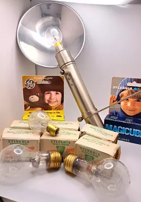 Vintage Lot Flash King Camera Flash & Variety Sylvania Flash Bulbs & Cube Bulbs • $24.95