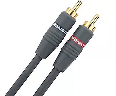 Monster Cable I100-2M 6' Dual RCA To Dual RCA Audio Cable • $15