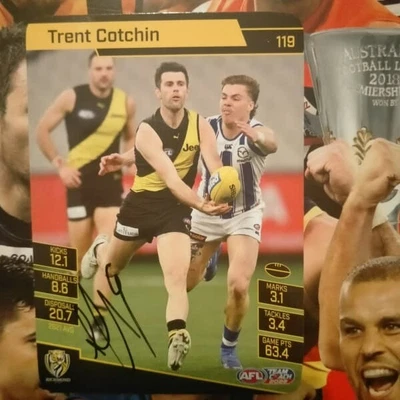 $11.99 • Buy Trent Cotchin Signed AFL Card Richmond Signed AFL Card